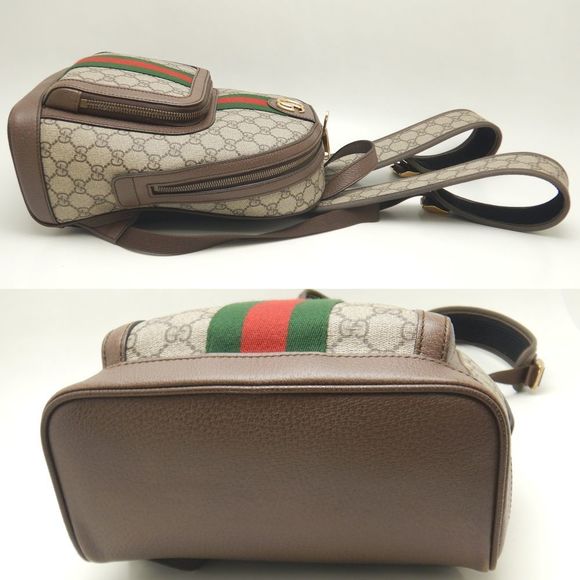 Gucci GG Small Backpack Rucksack Beige - Picture 3 of 7